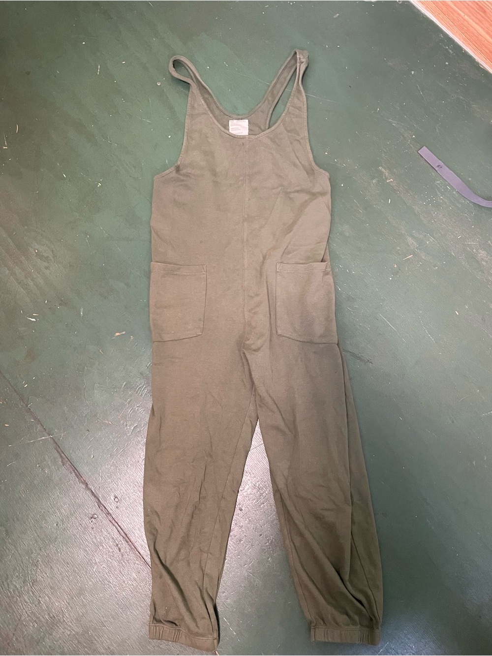 For Days Green Lightweight Cotton Overalls Small